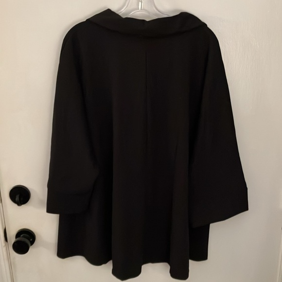 NWOT Jessica London Women's Plus Size Knit Crepe Trapeze Tunic - Picture 5 of 7